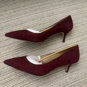 Burgundy kitten heels ( Ann Taylor’s)